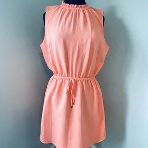 Peach summer dress